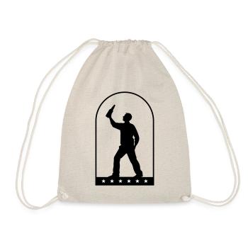 Drinking Bottle of Beer - Drawstring Bag - nature - Front