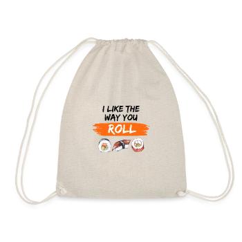 Sushi - I like the way you roll - Drawstring Bag - nature - Front