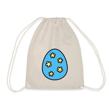 Oeuf de Pâques coloré - Sac de sport léger - nature - Devant