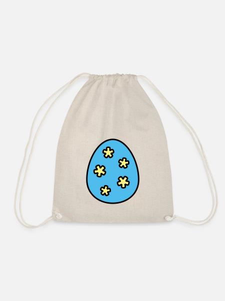 Easter egg colorful - Drawstring Bag - nature