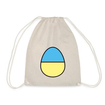 Oeuf de Pâques coloré - Sac de sport léger - nature - Devant