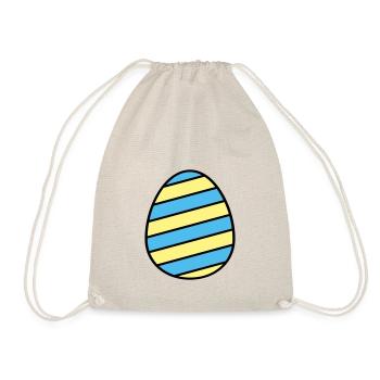 Oeuf de Pâques coloré - Sac de sport léger - nature - Devant