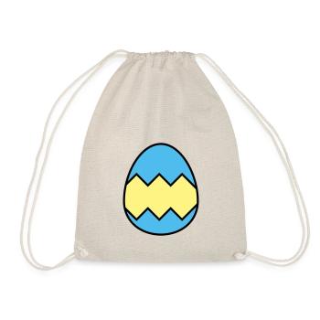 Oeuf de Pâques coloré - Sac de sport léger - nature - Devant