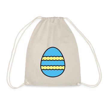 Oeuf de Pâques coloré - Sac de sport léger - nature - Devant