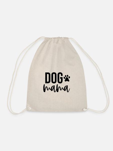 Hund Mama - Turnbeutel - Natur
