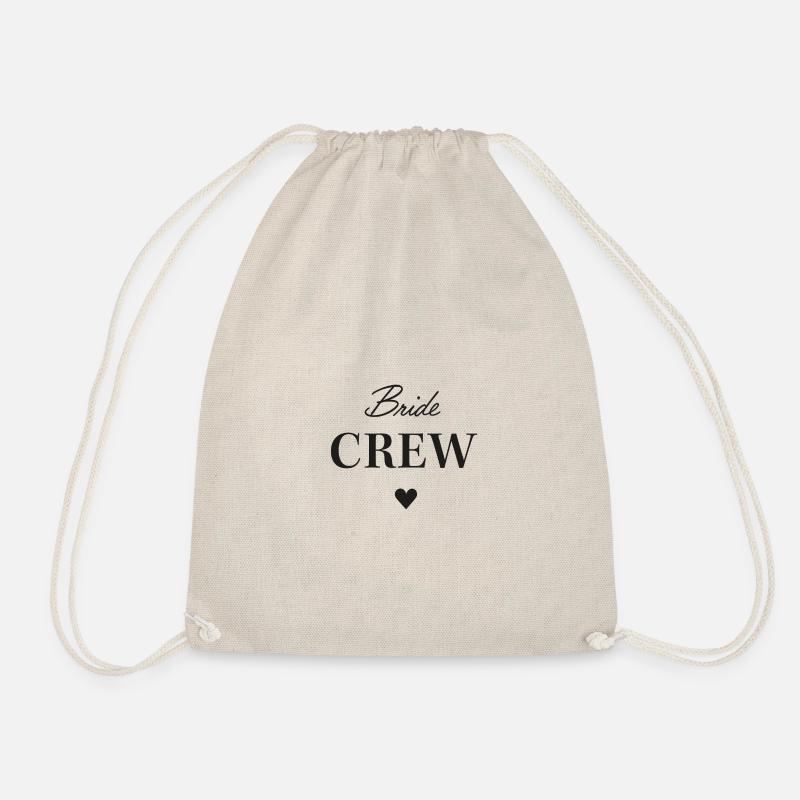 Bride crew - Drawstring Bag - nature