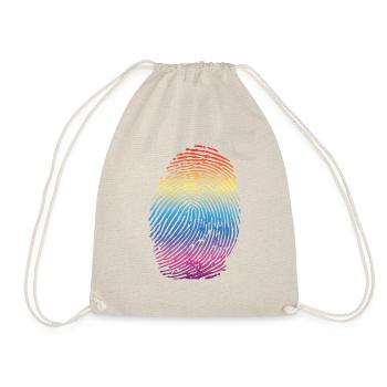 Gay Rainbow LGBT Pride - Drawstring Bag - nature - Front
