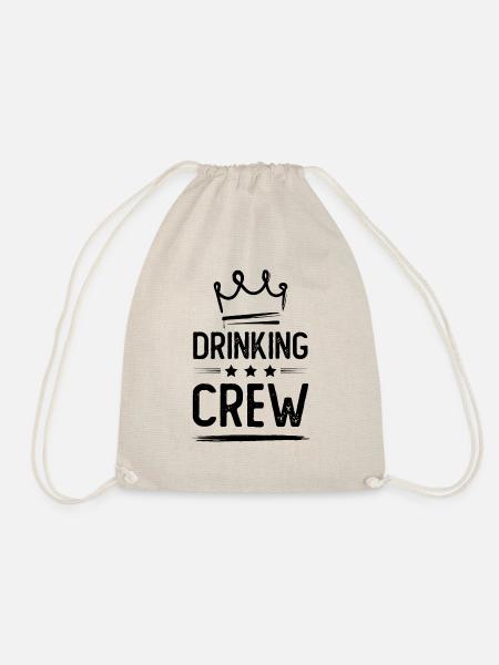 Drinking Crew - Turnbeutel - Natur