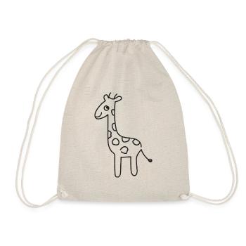 Giraffe Wildlife Animals Nature Adventures - Drawstring Bag - nature - Front