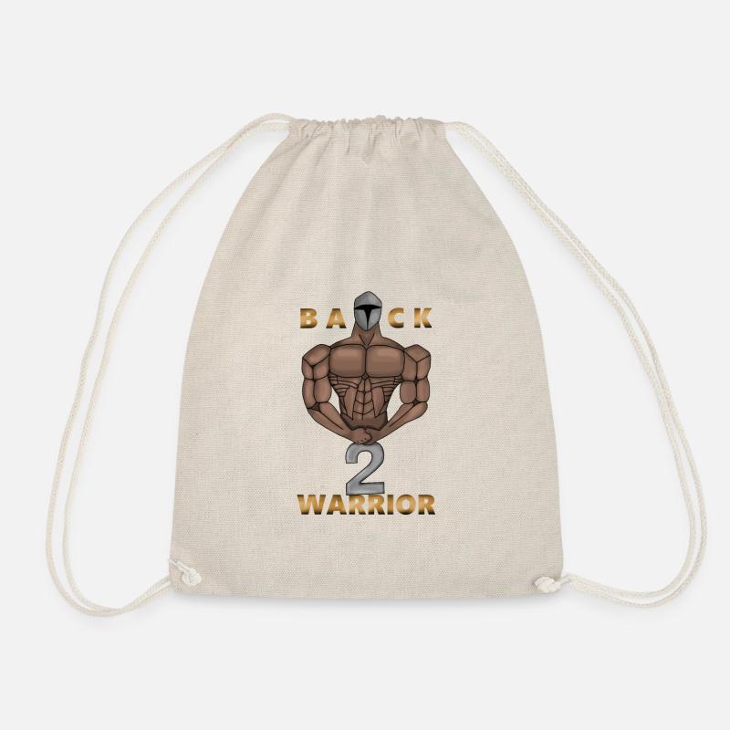 Back 2 Warrior - Drawstring Bag - nature