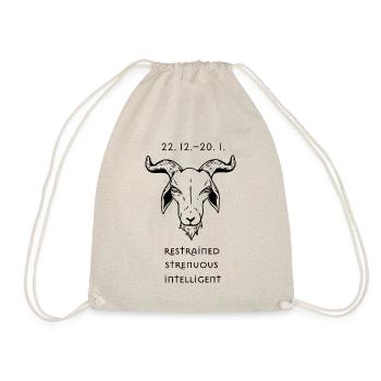 Capricorn - Drawstring Bag - nature - Front
