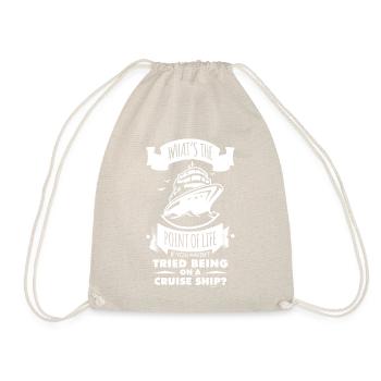 cool cruise saying - Drawstring Bag - nature - Front