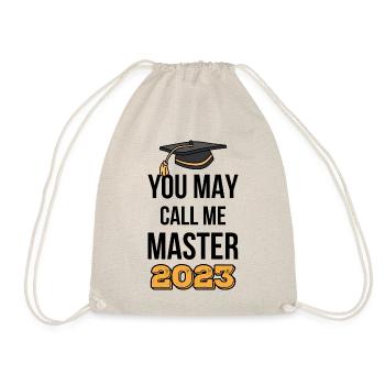 You May Call Me Master 2023 II - Drawstring Bag - nature - Front