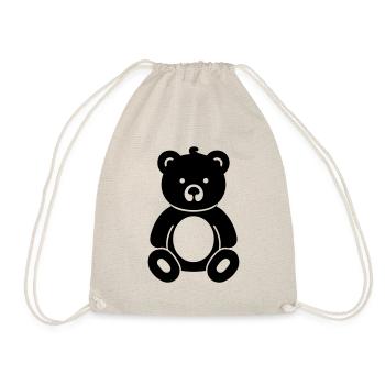 Teddybär - Turnbeutel - Natur - Vorne