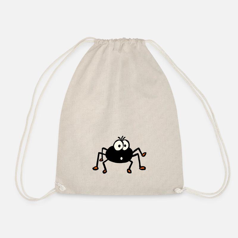 Halloween spider - Drawstring Bag - nature
