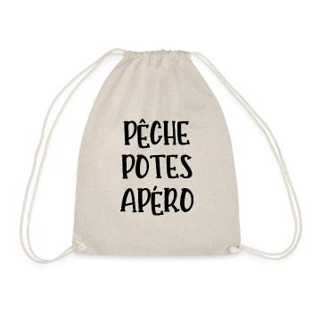 pêche potes apéro - Sac de sport léger - nature - Devant