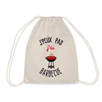 J peux pas j ai Barbecue - Sac de sport léger - nature - Devant