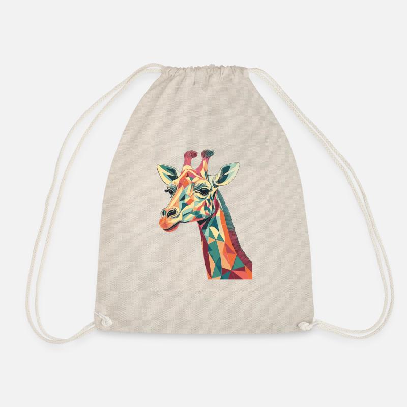 GeoGiraffe - Drawstring Bag - nature