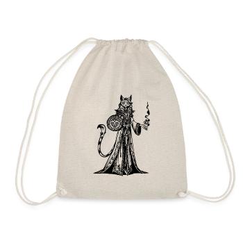 Tabaxi Kleriker-RPG-Spiel - Turnbeutel - Natur - Vorne