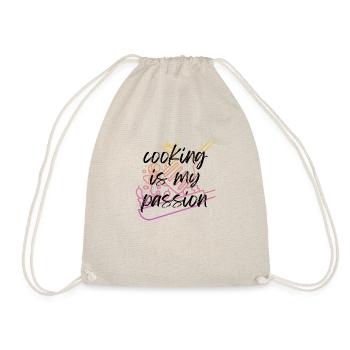 La cuisine est ma passion! - Sac de sport léger - nature - Devant