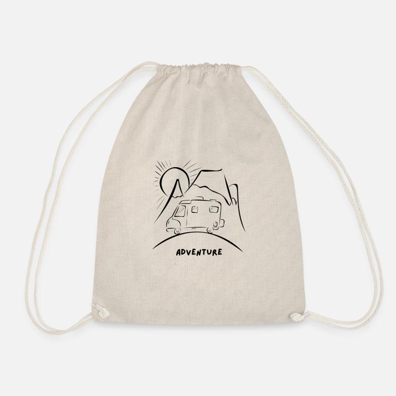 Camping adventure - Drawstring Bag - nature
