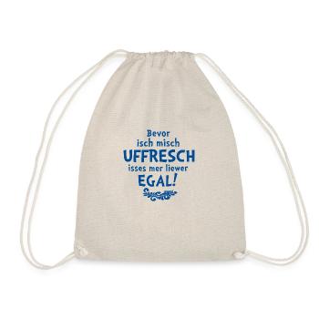 bevor isch misch uffresch - Turnbeutel - Natur - Vorne