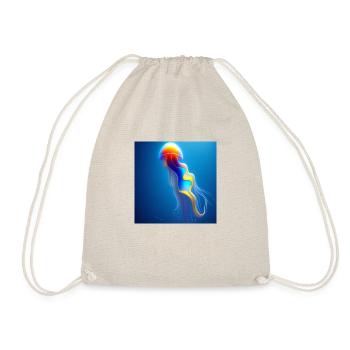 Jellyfish - Drawstring Bag - nature - Front