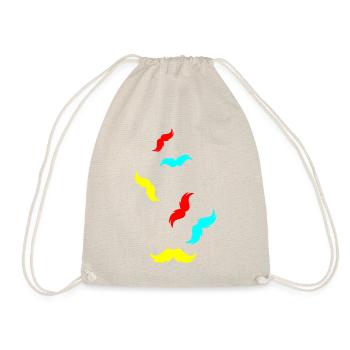 Symbole de moustache - Sac de sport léger - nature - Devant
