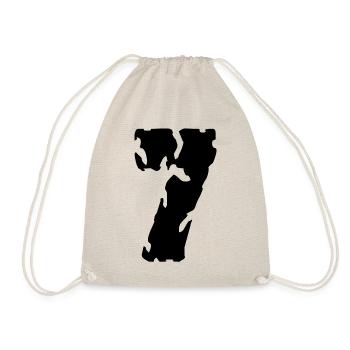 7 Maillot numéro - Sac de sport léger - nature - Devant