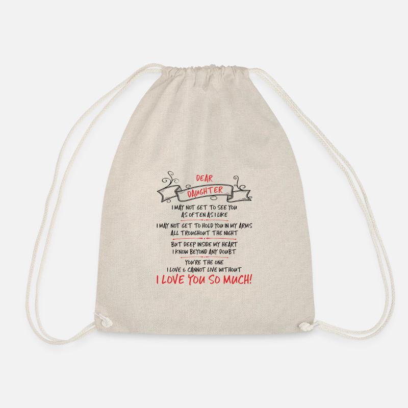 I do not want to see you - Drawstring Bag - nature