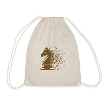 Chess Chess piece cheval - Sac de sport léger - nature - Devant