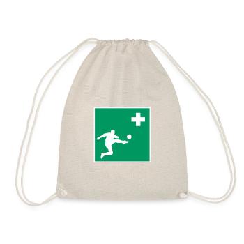 Fussball Erste Hilfe Soccer Sport Arzt - Turnbeutel - Natur - Vorne