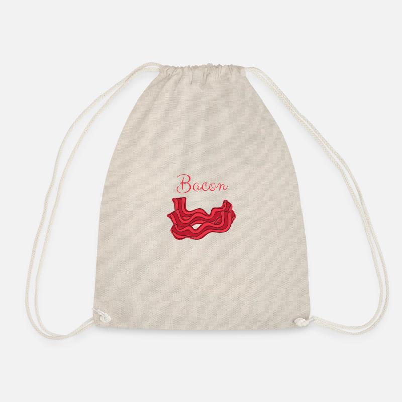 Bacon - Drawstring Bag - nature