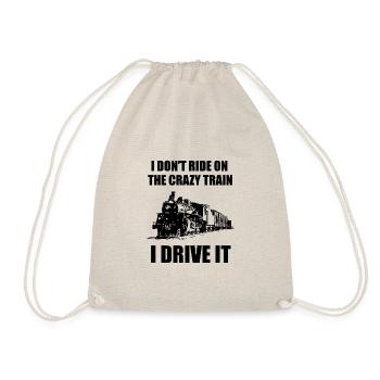 Cadeau de chauffeur de locomotive drôle chemise à vapeur - Sac de sport léger - nature - Devant