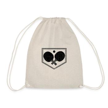 Table Tennis Table Tennis Racket - Drawstring Bag - nature - Front