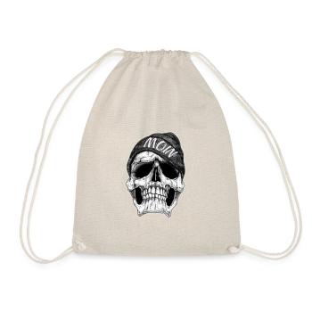 MOIN DEAD HEAD - Drawstring Bag - nature - Front