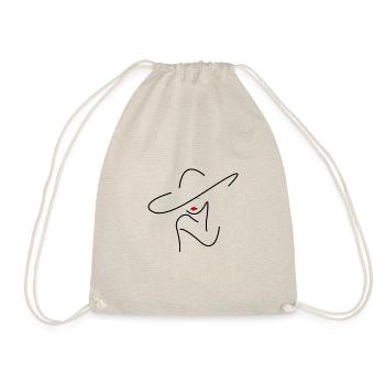 Abstrait Elégant Dame Gracieuse Beauté Femme Chic - Sac de sport léger - nature - Devant