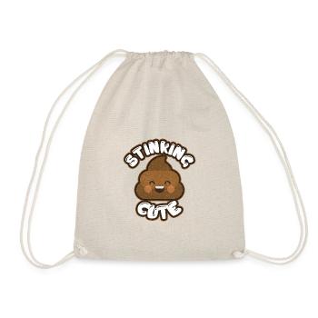 Pue Emoji mignon - Sac de sport léger - nature - Devant