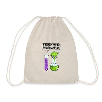 Professeur de chimie tube à essai laboratoire de réaction chimique - Sac de sport léger - nature - Devant