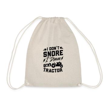Drôle ronfleur T-shirt hoodie agriculteur agriculteur - Sac de sport léger - nature - Devant