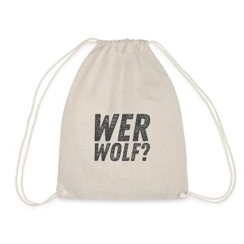 Wer Wolf - Turnbeutel - Natur - Vorne