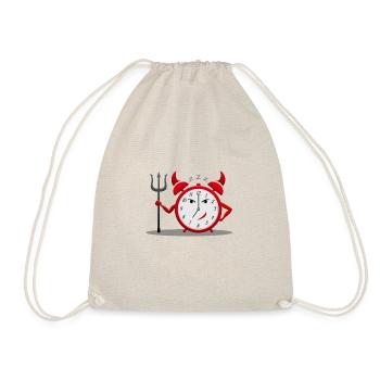 Devil alarm clock - Drawstring Bag - nature - Front
