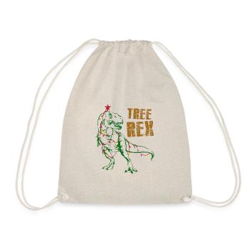 Tyrannosaure Noël Dinosaure Rex Dino - Sac de sport léger - nature - Devant