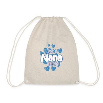 Grandmother grandma - Drawstring Bag - nature - Front