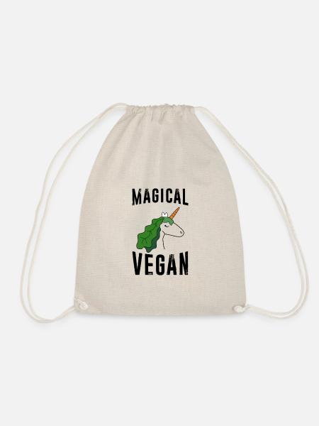 VEGAN Shirt · MAGICAL VEGAN · Cadeau - Sac de sport léger - nature