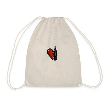 Breakup Gift TShirt I Heartbreak Divorce Funny - Drawstring Bag - nature - Front