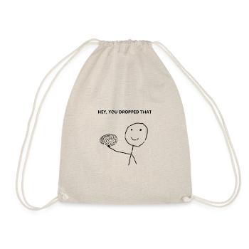 Stupidité politique cerveau provocation idiote cadeau - Sac de sport léger - nature - Devant
