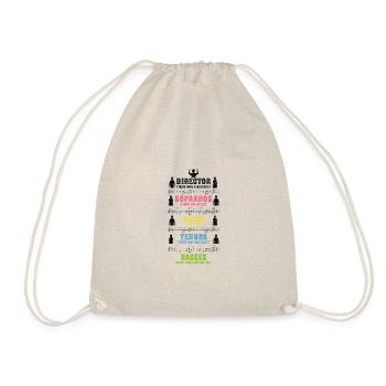 Choir T-shirt - Drawstring Bag - nature - Front