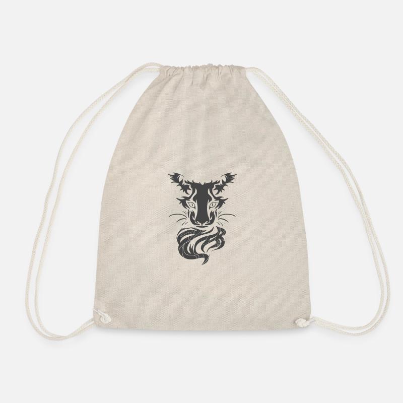 cat - Drawstring Bag - nature