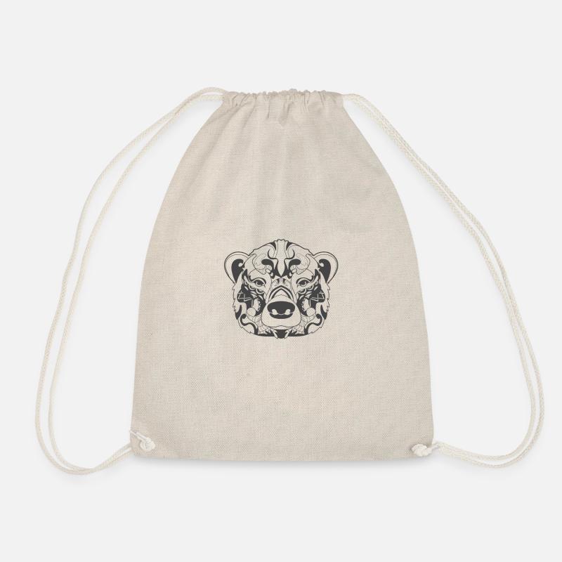bear - Drawstring Bag - nature